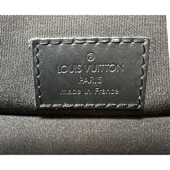 LOUIS VUITTON Dhanura PM Black Epi Crossbody Leather Satchel Handbag w/ Strap - Picture 6 of 7